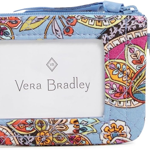 Vera Bradley Women's Cotton Zip ID Case Wallet NWOT - Picture 3 of 6